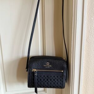 Kate Spade New York Perri Lane Bubbles Black Looloo Crossbody Shoulder Bag